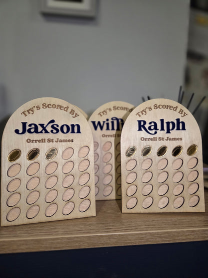 Goals/ Try's Scored Boards